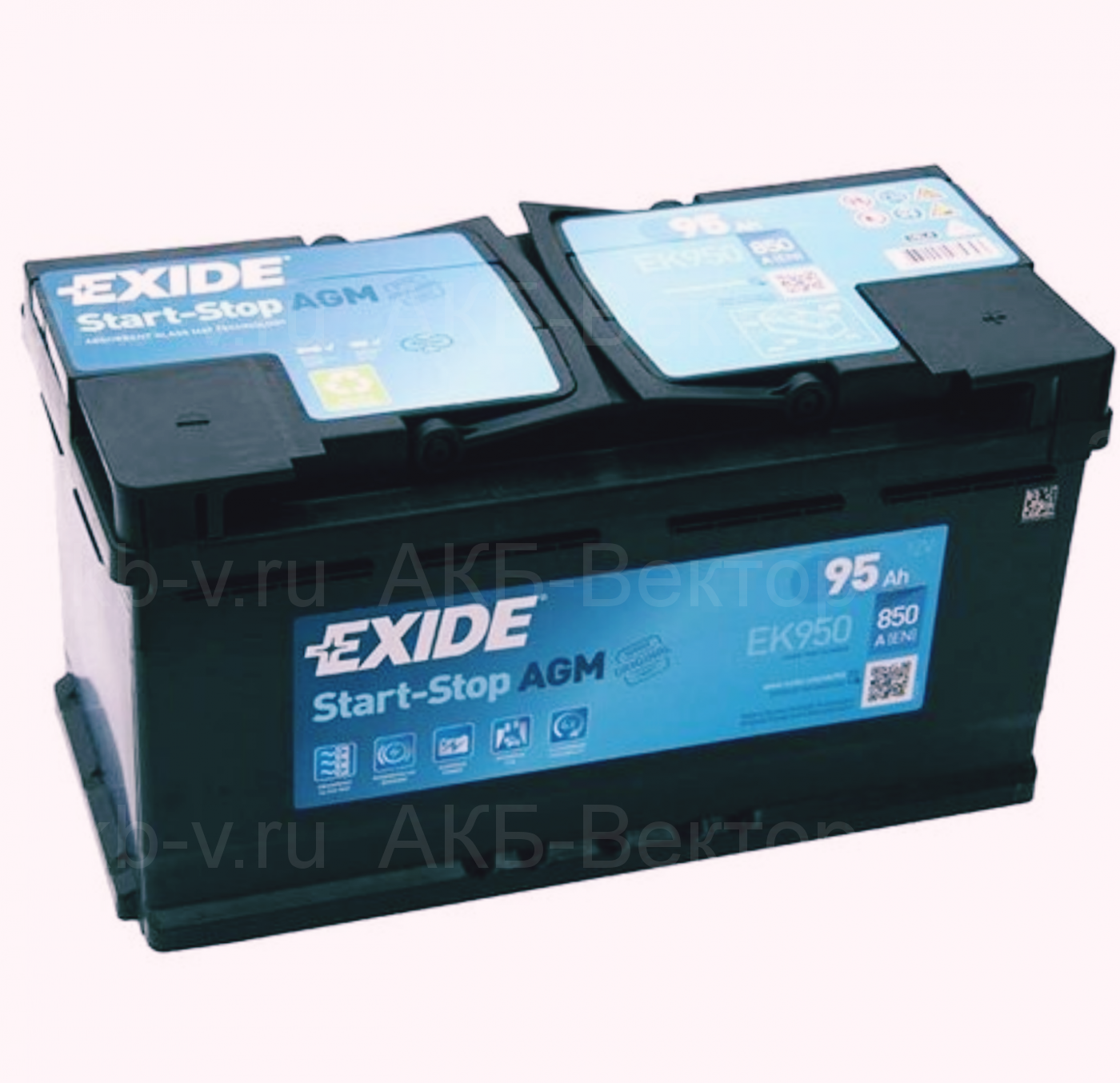 EXIDE AGM EK1050 L6 105Ач 950А(CCA) Под заказ