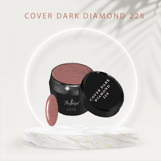 Гель Royal-gel "COVER DARK DIAMOND UV/LED" 228
