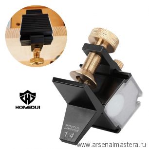 Новинка! Стусло магнитное Dovetail Guide 1:4 для выпиливания Ласточкин хвост 14 градусов Hongdui М00021337