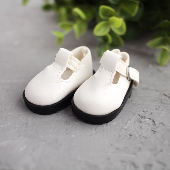 Обувь для кукол - Сандалии белые, 4,5 см.