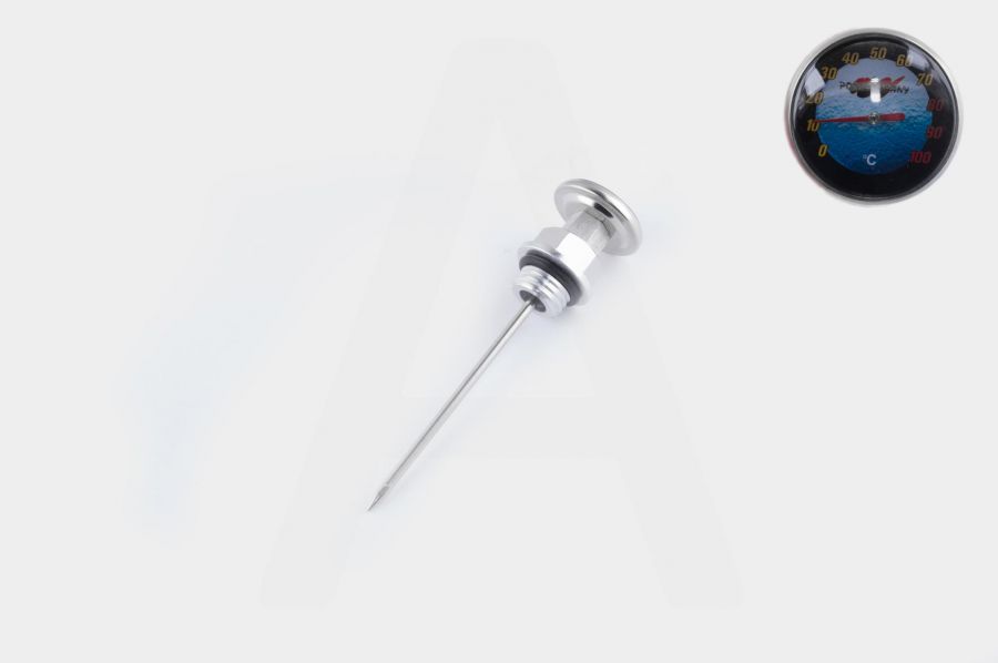 Щуп масла ?19.0mm, L-137mm (+датчик температуры) (серебристый) "KOMATCU"