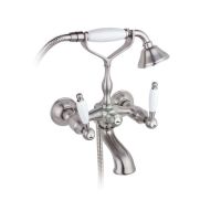 Смеситель для ванны с душем в стиле ретро Timo Ritz 0144Y silver схема 1