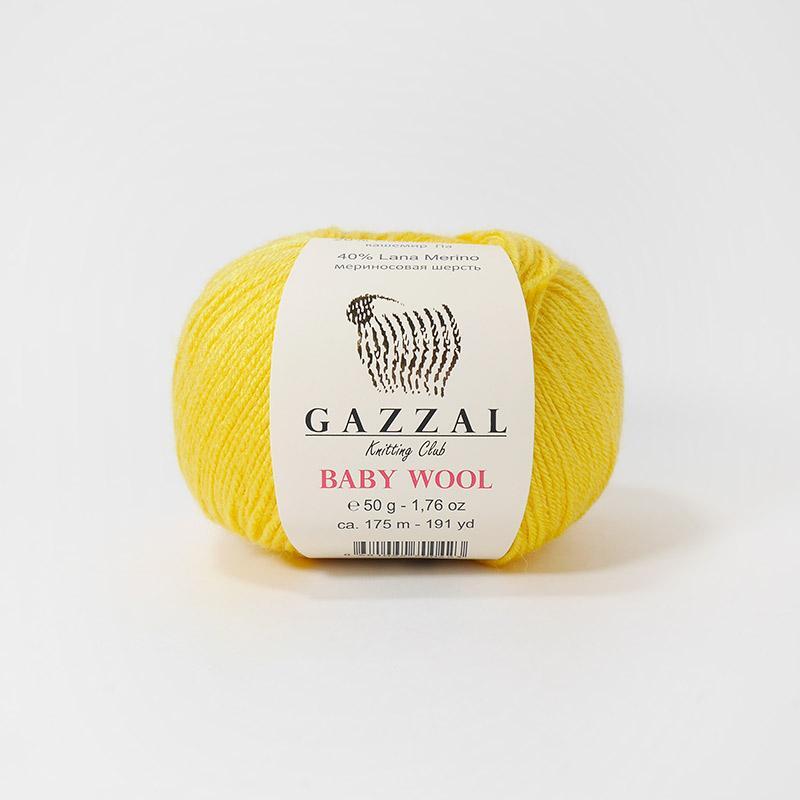 Baby wool (Gazzal) 812-желтый