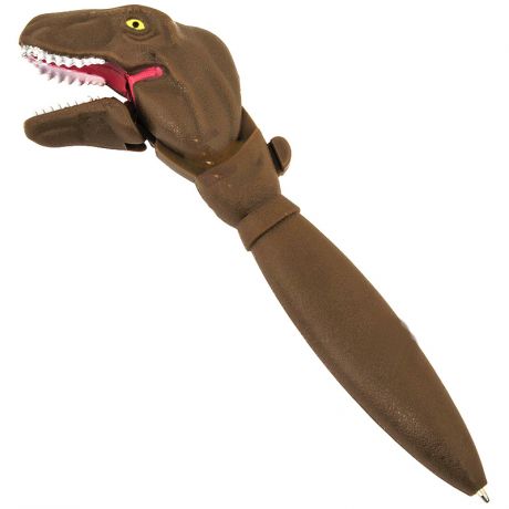 Ручка Динозавр коричневый