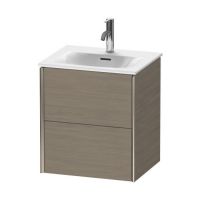 Подвесная тумба Duravit Xviu XV413 с двумя верхними ящиками схема 1