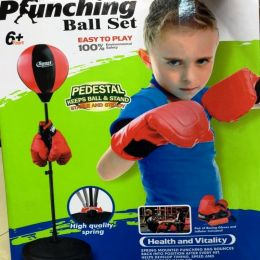 Боксерская груша надувная Punching Ball Set, вид 4