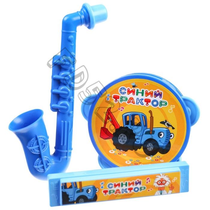 Музыкальные инструменты «Синий трактор», в наборе 3 предмета