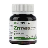 Nutriheal Комплекс из шиповника с цинком Zn Tabs, 60 шт