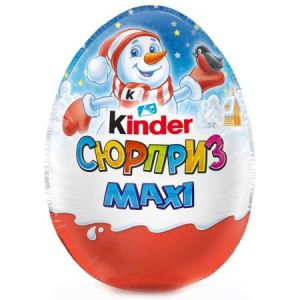 Шоколадное яйцо KINDER MAXI 100г