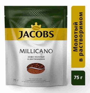 Кофе растворимый JACOBS MONARCH 75г Millicano м/у