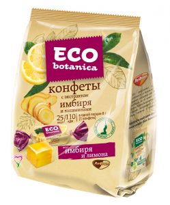 Конфеты ECO BOTANICA 200г имбирь/витамины