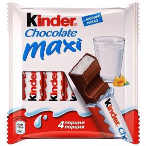 Шоколад KINDER Maxi 84г 4*21г Т4