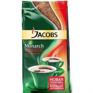 Кофе молотый JACOBS MONARCH 230г м/у