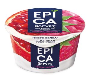 Йогурт EPICA 130г 4,8% Гранат/Малина