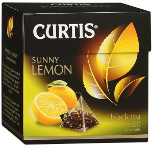 Чай черный в пакетиках CURTIS 20х1,7г Sunny Lemon