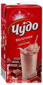 Коктейль молочный ЧУДО 960г 3% Шоколад т/п