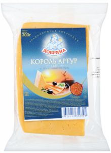 Сыр Король Артур 50% Топленое молоко Добряна 350г