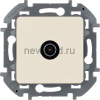 INSPIRIA Слоновая кость Розетка с/з TV - «звезда» - 2 дБ - 0-2400 мГц Legrand