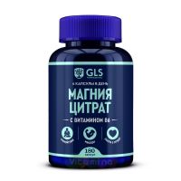 GLS Магния цитрат с витамином В6 (магний Б6), 180 капс
