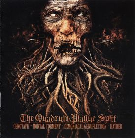 MORTAL TORMENT / DEMONICAL GENUFLECTION / HATRED / CENOTAPH - split CD