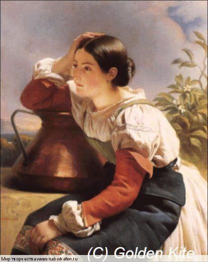 Набор для вышивания "1523 Young Italian Girl by the Well (small)"