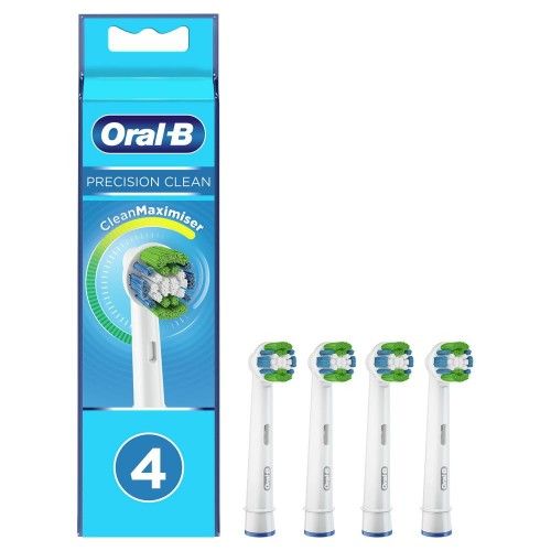 Набор насадок Oral-B Precision Clean CleanMaximiser для электрической щетки, белый, 4 шт. (EB20RB)