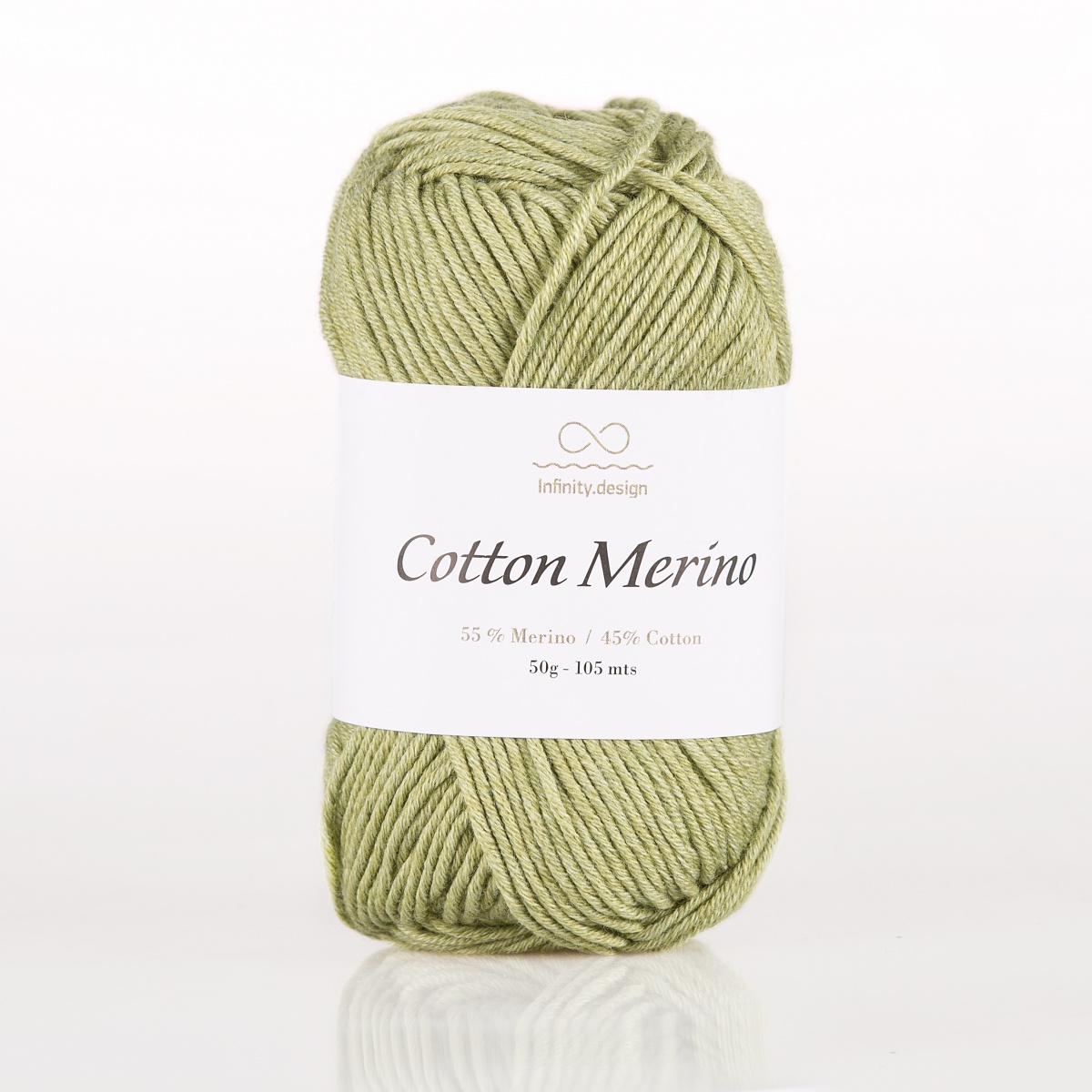 Infinity Cotton merino 9544 оливковый зеленый