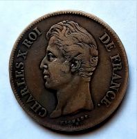 5 франков 1827 Франция Карл Х