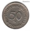 ФРГ 50 пфеннигов 1950 D