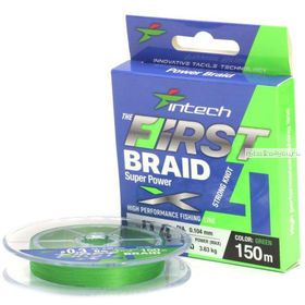 Плетеный шнур Intech First Braid X4 150м зеленый