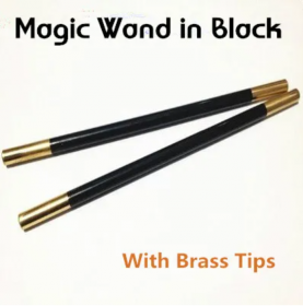 Волшебная палочка - Magic Wand in Black (с медными наконечниками)
