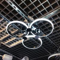 Управляемый светодиодный светильник Crystal C2022-3 46W-9м² 480мм 6/3/4000K Oreol