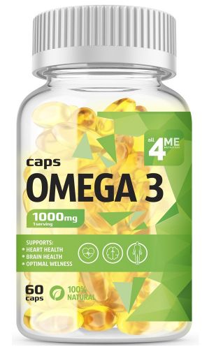 Omega-3 1000 мг 60 капсул ALL4ME Nutrition