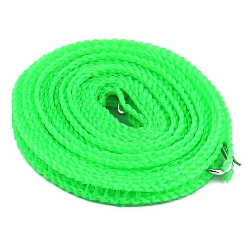 Бельевая верёвка для плечиков 5м, цвет салатовый