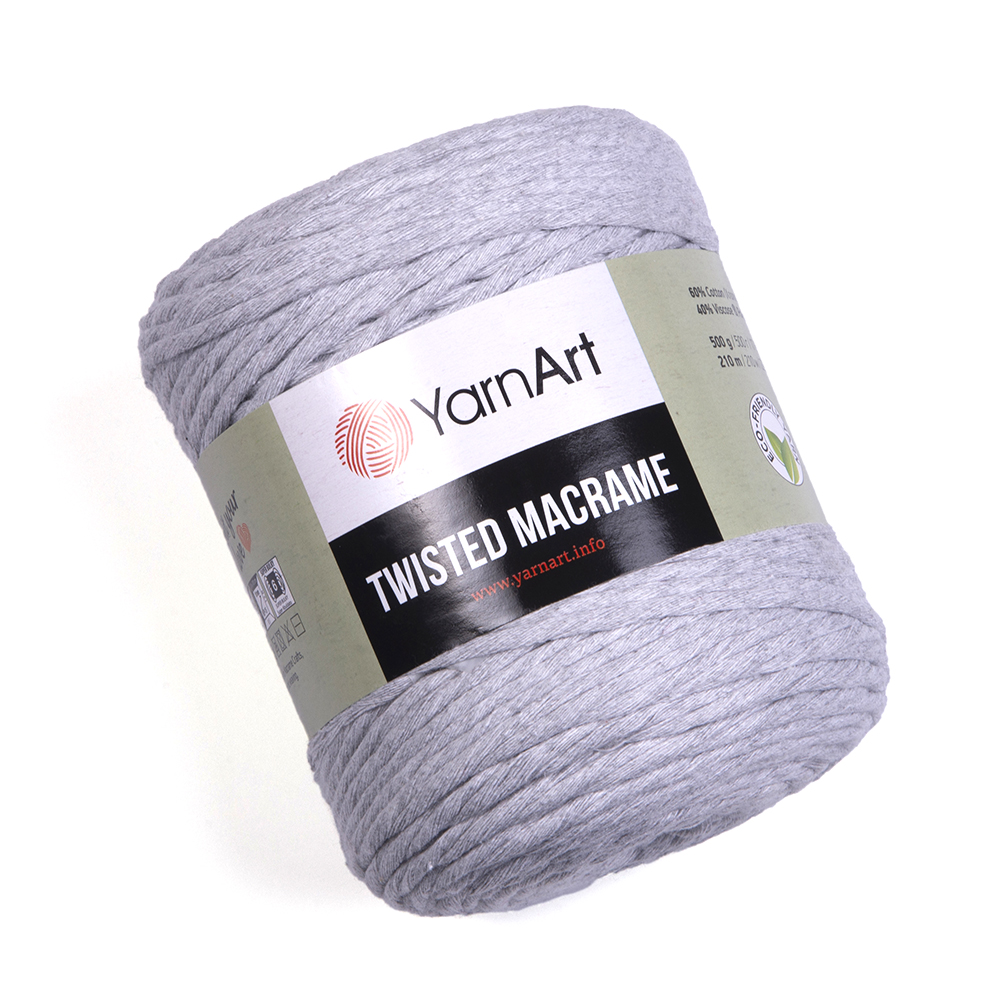 YarnArt Twisted Macrame 756 серый