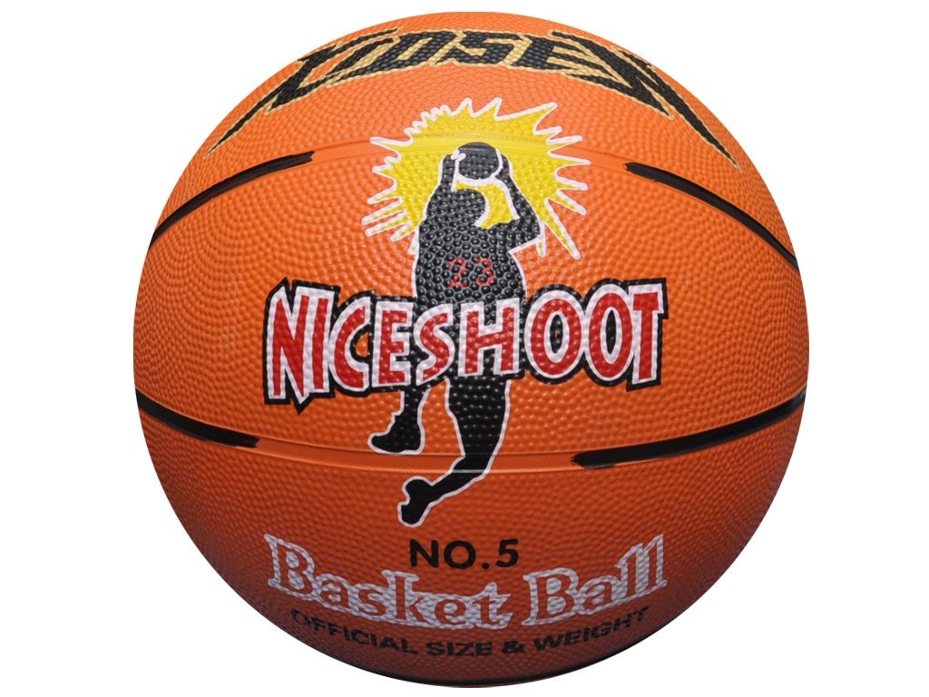 Мяч баскетбольный резина № 5, артикул 04099