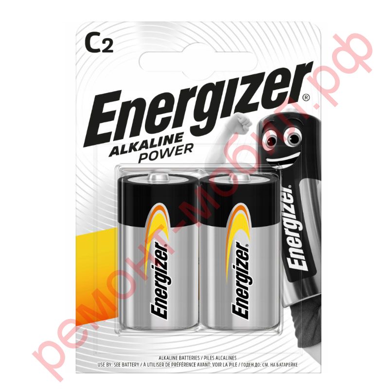Батарейка алкалиновая Energizer LR14/2BL Alkaline Power (цена за блистер 2 шт)