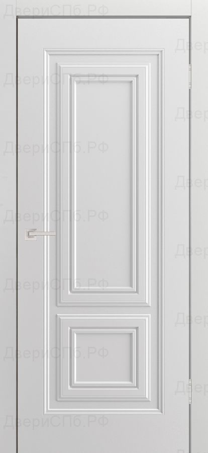 Дверь ПГ Титул 2, Белая Эмаль