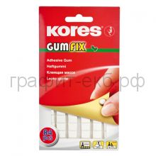Подушки клеящие Kores Gum Fix удаляемые 84шт. белые 31600