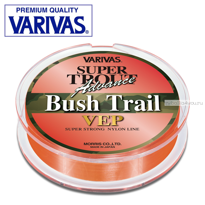 Монофильная леска Varivas Super Trout Advanced Bush Trail VEP 100m