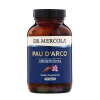 Dr. Mercola Pau D'Arco Пао Д'Арко Кора муравьиного дерева 1000 мг, 120 капсул
