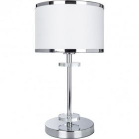 Лампа Настольная Arte Lamp Furore A3990LT-1CC Хром, Белый / Арт Ламп