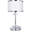 Лампа Настольная Arte Lamp Furore A3990LT-1CC Хром, Белый / Арт Ламп