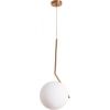 Светильник Подвесной Arte Lamp Bolla-Unica A1922SP-1AB Античная Бронза, Белый / Арт Ламп