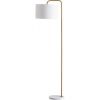 Торшер Arte Lamp Rupert A5024PN-1PB Полированная Медь, Белый / Арт Ламп