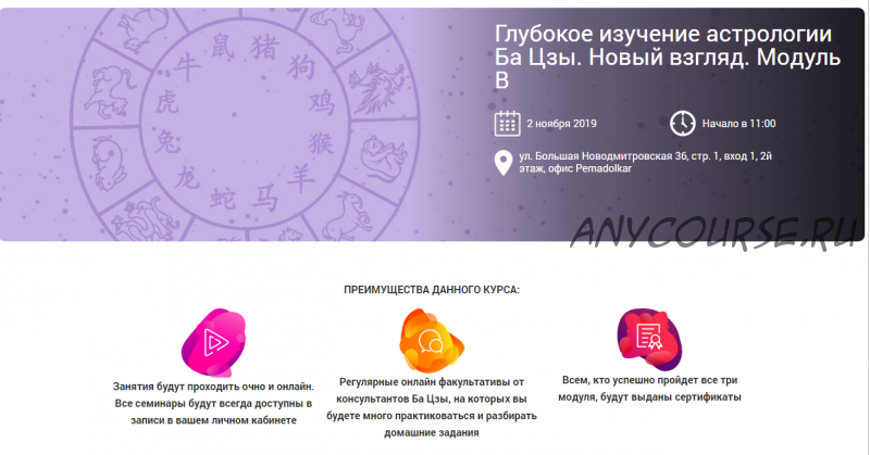 Глубокое изучение астрологии Ба Цзы. Новый взгляд. Модуль B. Практика (Ольга Николаева)