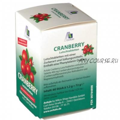 [Путь к здоровью] Концентрат клюквы (Cranberry Concentrate)