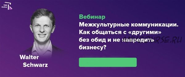 [TSQ Consulting] Межкультурные коммуникации (Вальтер Шварц)