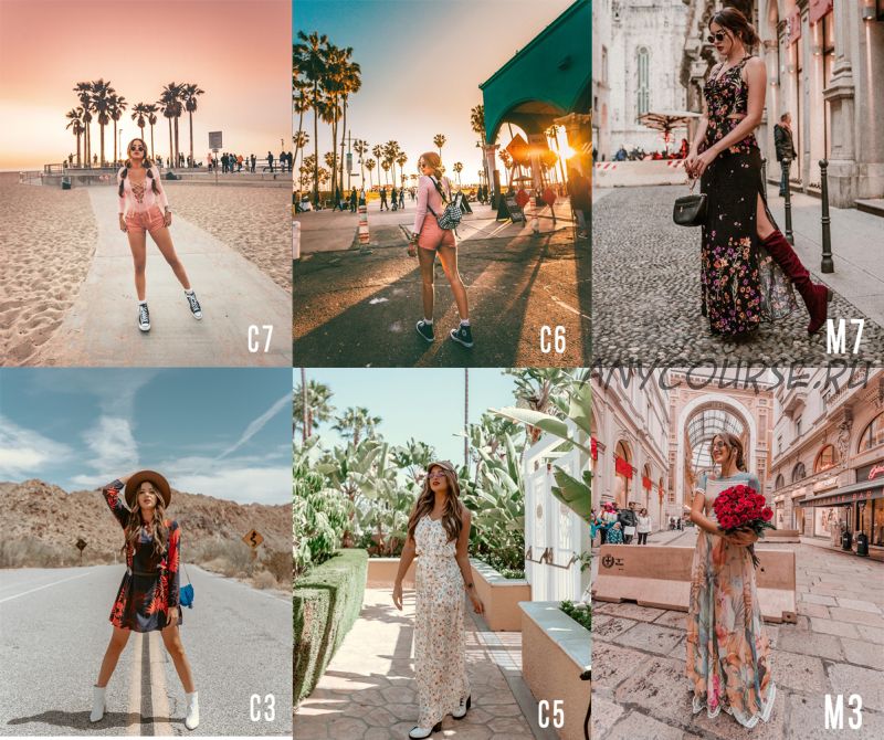 Мобильные Пресеты: Milan, California, Fashion, Beach, Travel, DNG (Livia Brasil)