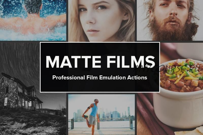 [CreativeMarket] 33 Pro Matte Film Actions